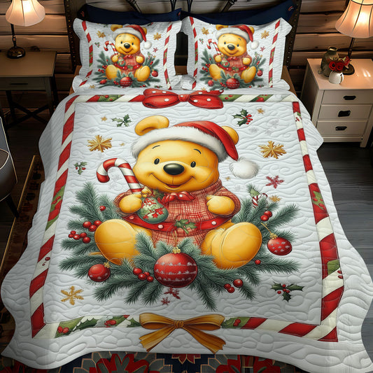 Christmas Eve Dreams 3-Piece Quilted Bedding Set NCU0LT072