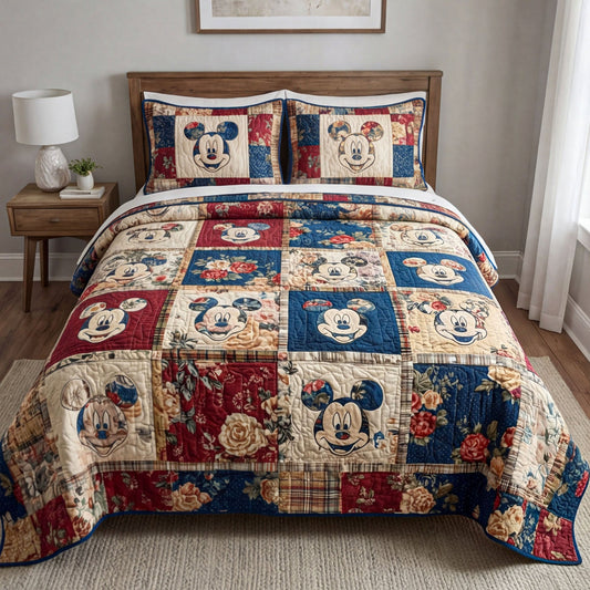 Classic Americana 3-Piece Quilted Bedding Set DMC0NT165