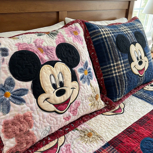 Classic Pop Nostalgia 3-Piece Quilted Bedding Set DMC0PT041