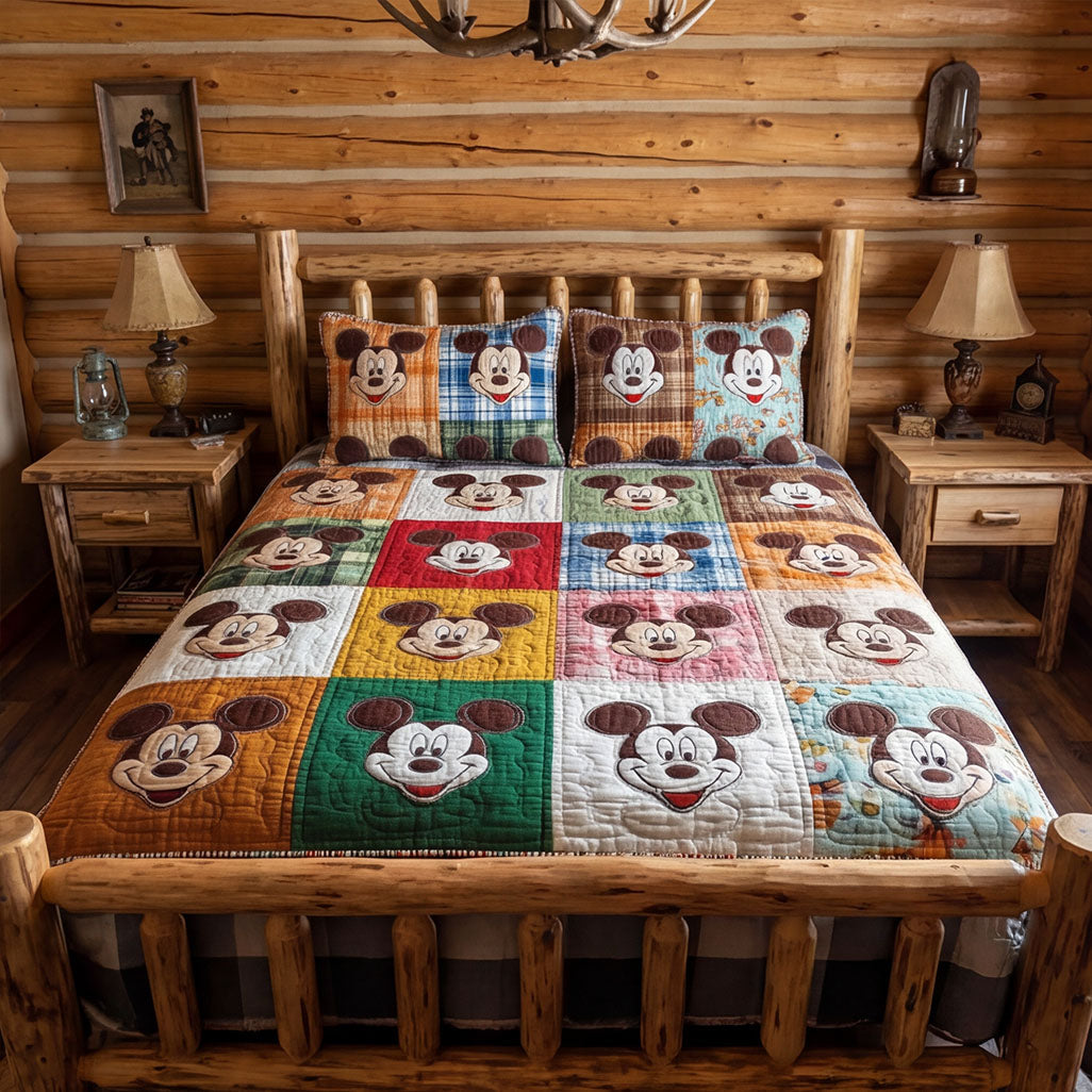 Country Keepsake 3-Piece Quilted Bedding Set DMC0PT064