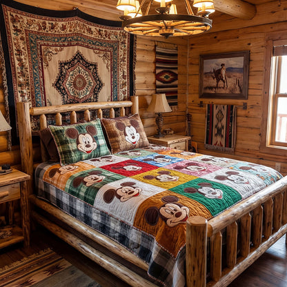 Country Keepsake 3-Piece Quilted Bedding Set DMC0PT064