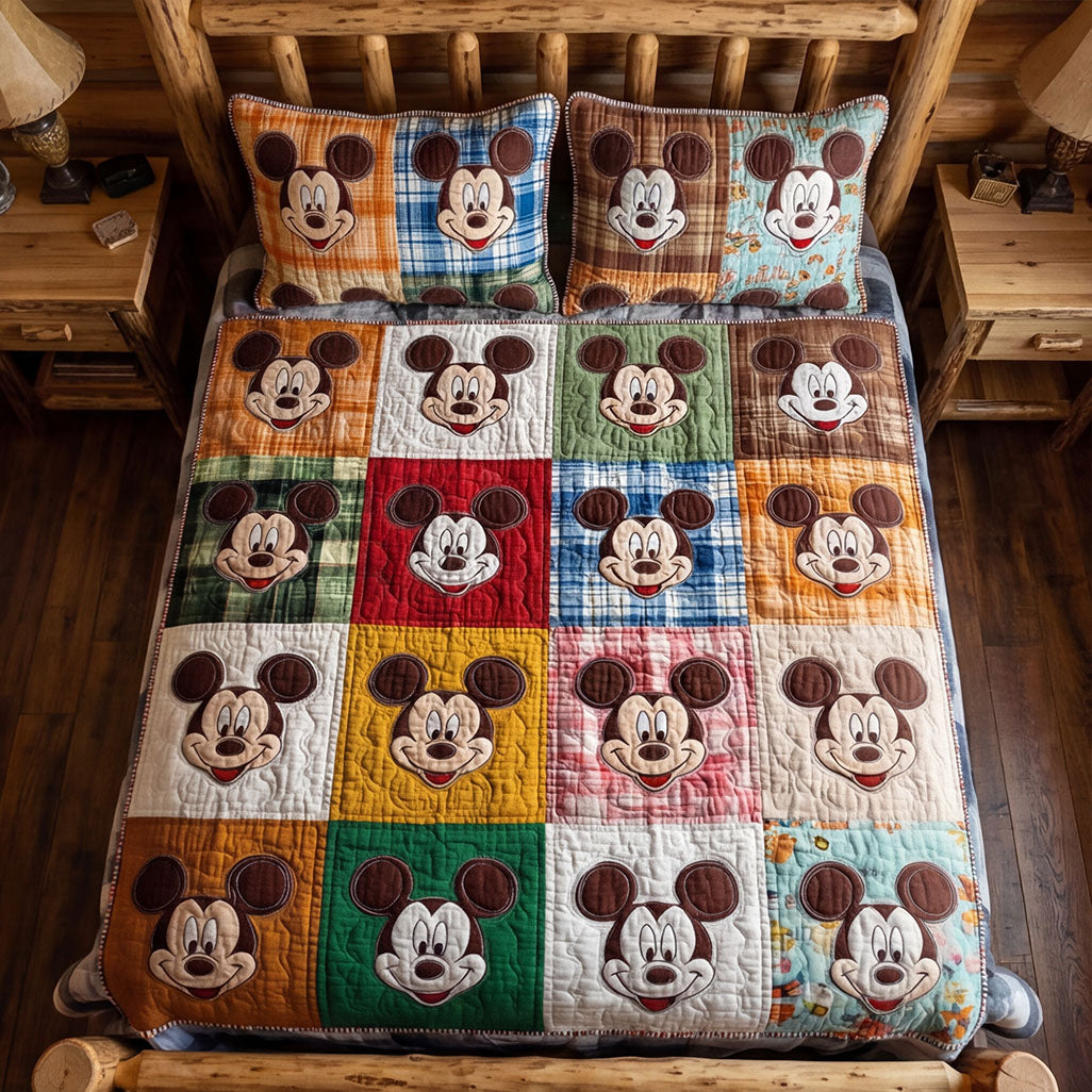 Country Keepsake 3-Piece Quilted Bedding Set DMC0PT064