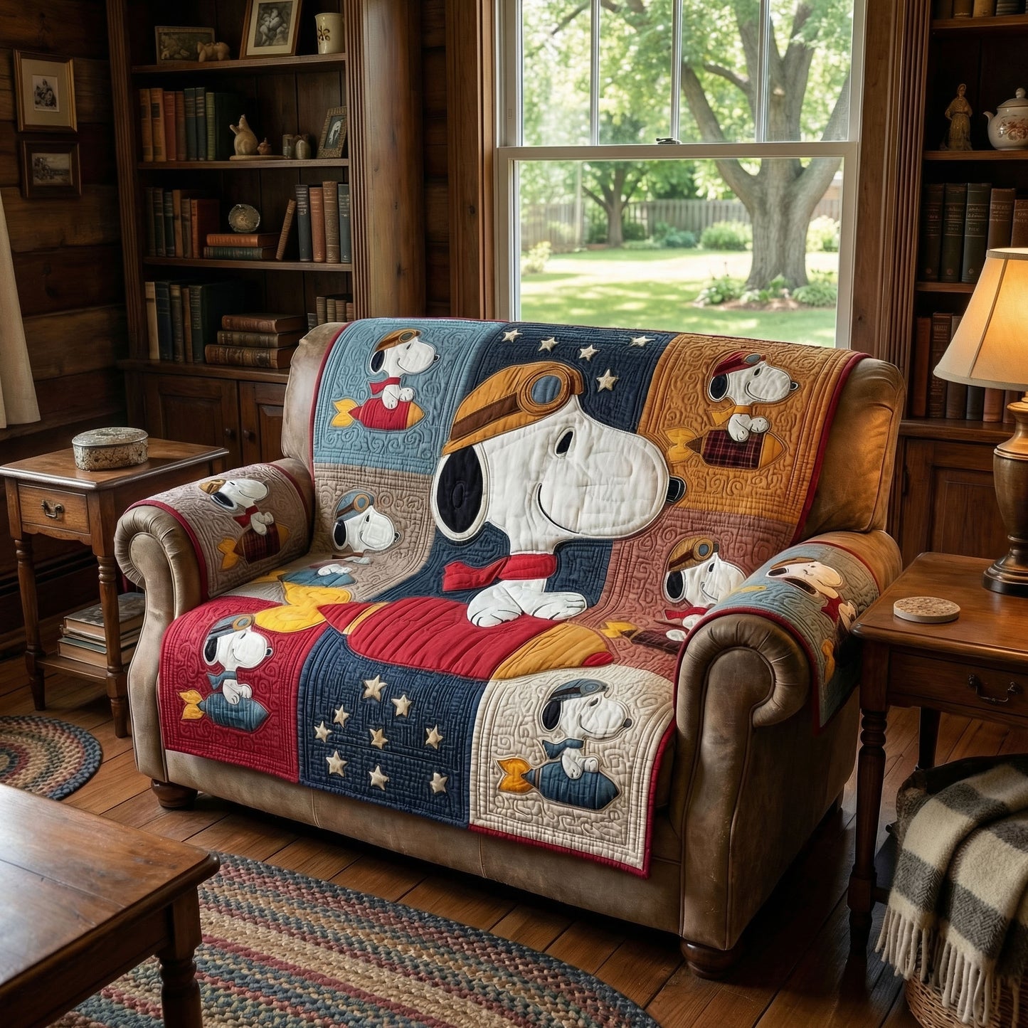Cozy Cabin Companions Quilted Sofa Cover DMC0PT094