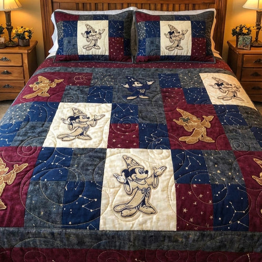 Cozy Characters 3-Piece Quilted Bedding Set DMC0DV037