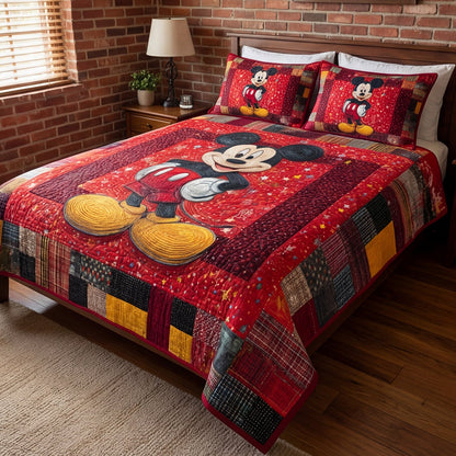 Cozy Childhood 3-Piece Quilted Bedding Set DMC0NT128