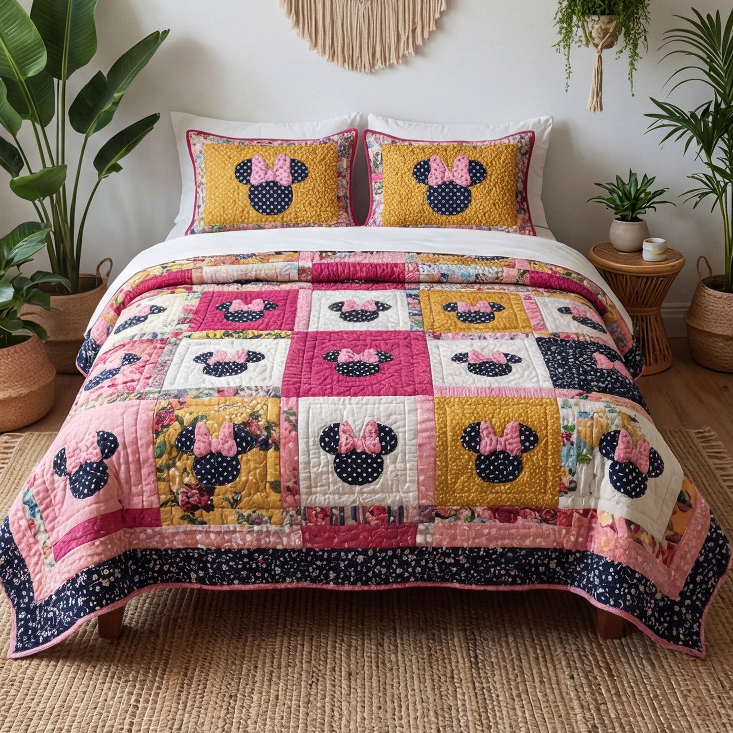 Cozy Collection 3-Piece Quilted Bedding Set DMC0NT129