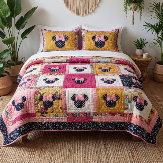 Cozy Collection 3-Piece Quilted Bedding Set DMC0NT129