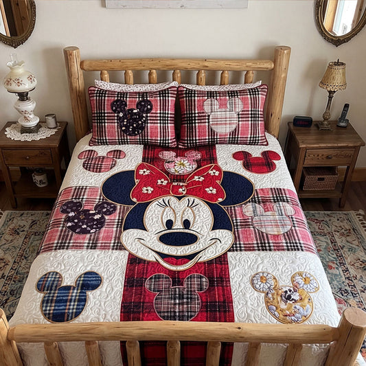 Cozy Cottage Moments 3-Piece Quilted Bedding Set DMC0PT065