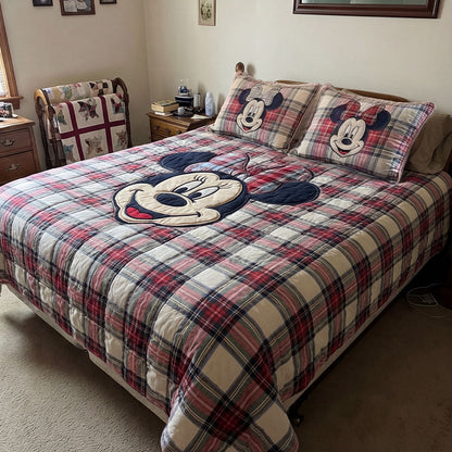 Cozy Memory Lane 3-Piece Quilted Bedding Set DMC0PT066