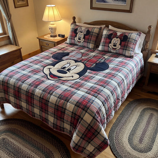 Cozy Memory Lane 3-Piece Quilted Bedding Set DMC0PT066