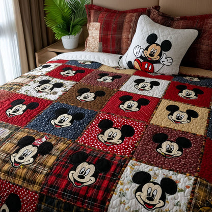 Cozy Traditions 3-Piece Quilted Bedding Set DMC0NT028