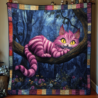 Enchanted Cat Dreams Quilted Blanket NCU0HT024