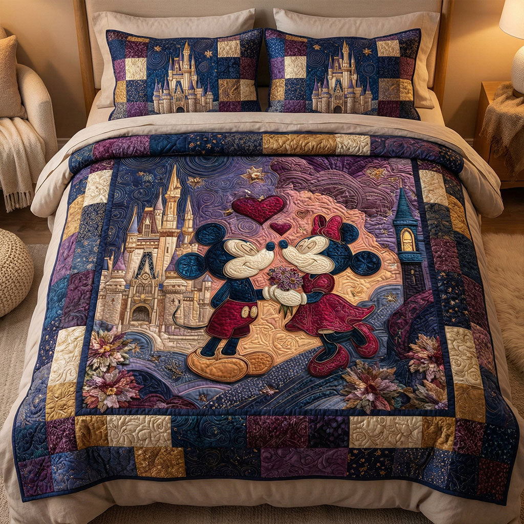 Endless Affection 3-Piece Quilted Bedding Set DMC0NT049