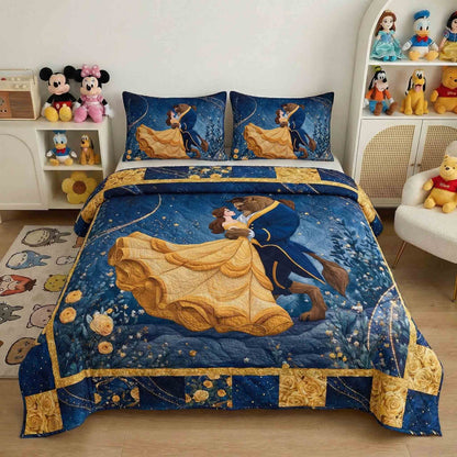 Eternal Fairytale 3-Piece Quilted Bedding Set DMC0NT098