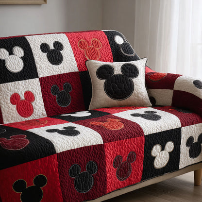 Everyday Magic Quilted Sofa Cover DMC0NT019