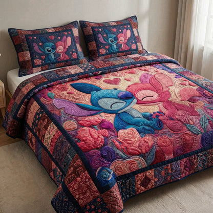 Forever Pals 3-Piece Quilted Bedding Set DMC0NT063