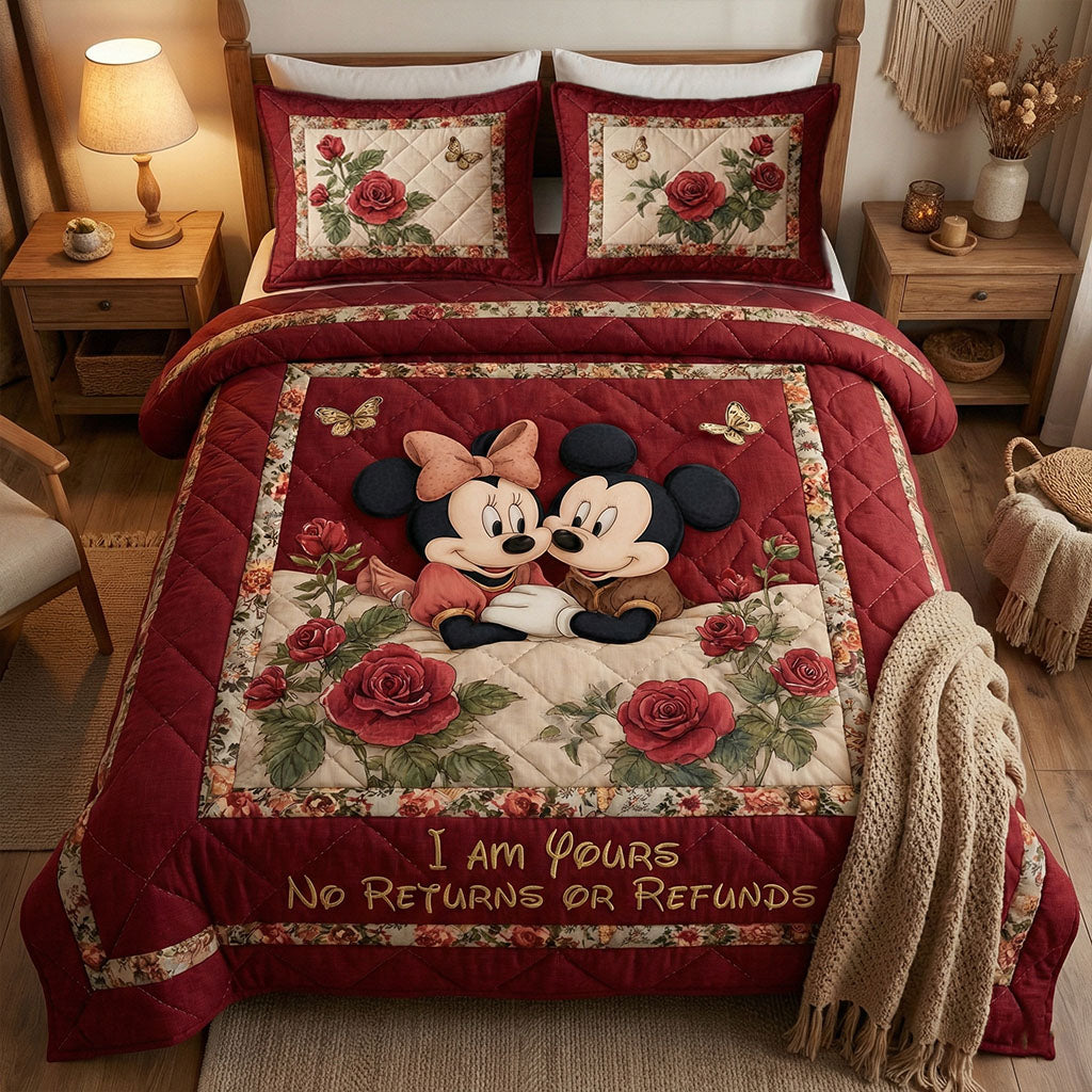 Forever Together 3-Piece Quilted Bedding Set DMC0NT050