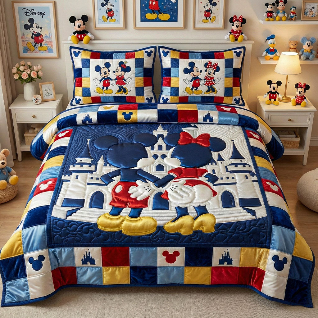 Forever Us 3-Piece Quilted Bedding Set DMC0NT051