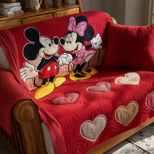 Forever Us Romance Quilted Sofa Cover DMC0PT025