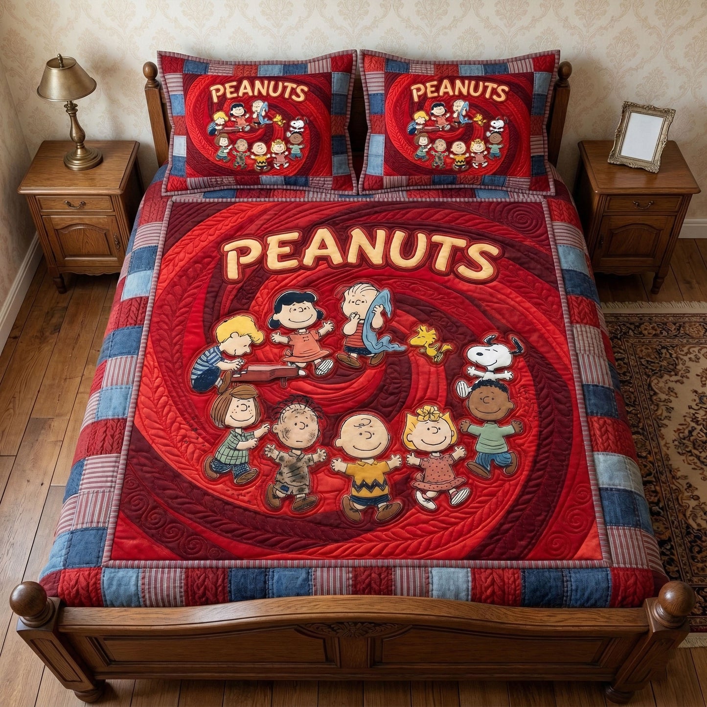 Friends Forever 3-Piece Quilted Bedding Set DMC0NT185