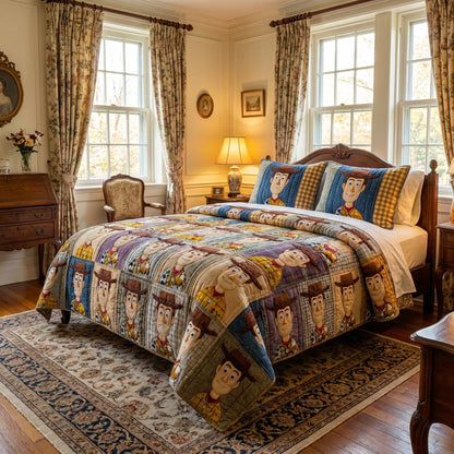 Frontier Pal 3-Piece Quilted Bedding Set DMC0DV059