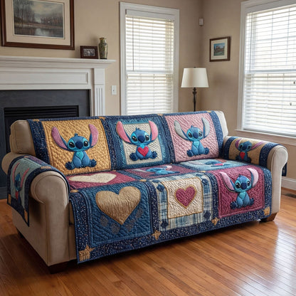 Galaxy Love Quilted Sofa Cover DMC0NT159
