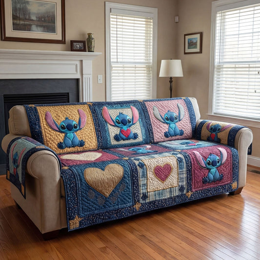 Galaxy Love Quilted Sofa Cover DMC0NT159