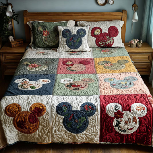 Garden Patch Heirloom 3-Piece Quilted Bedding Set DMC0PT078