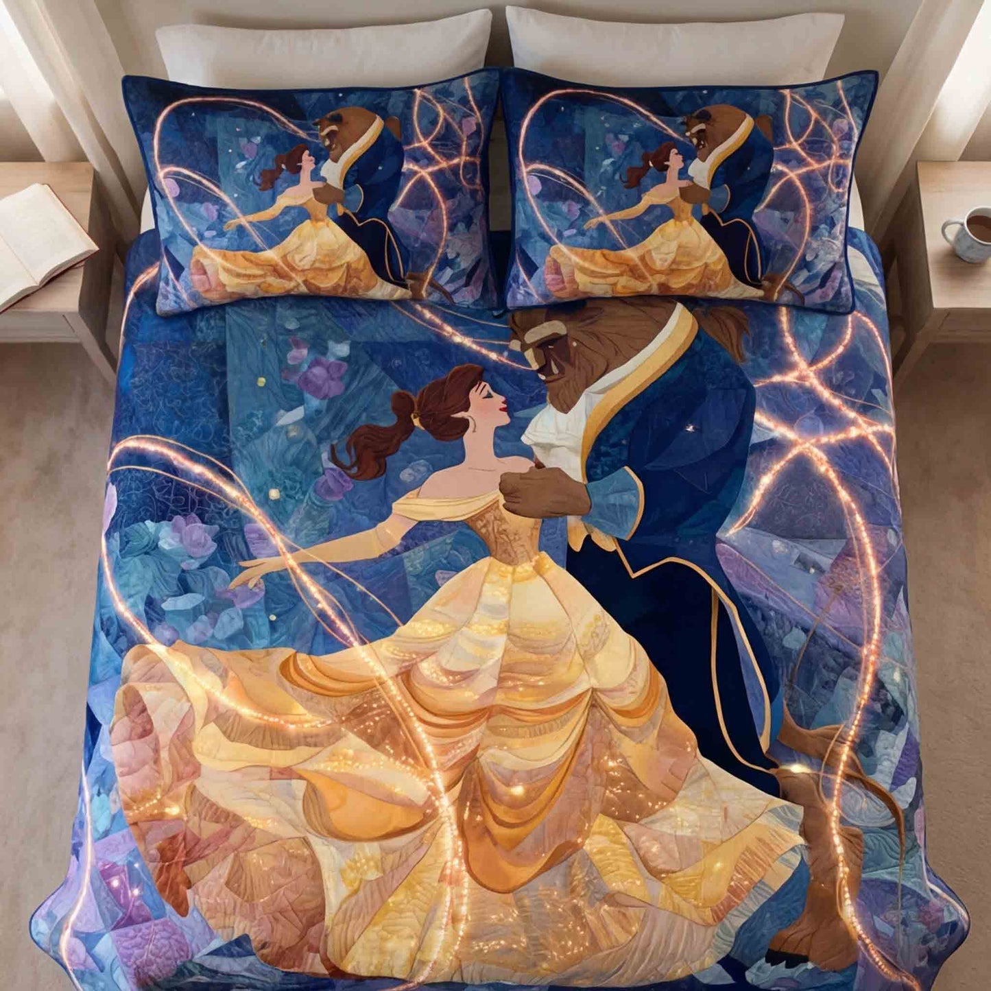 Golden Promise 3-Piece Quilted Bedding Set DMC0NT099