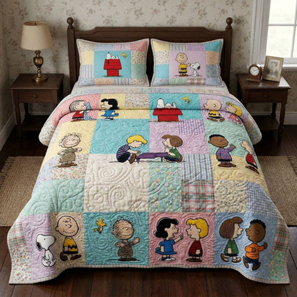 Happy Days 3-Piece Quilted Bedding Set DMC0NT186