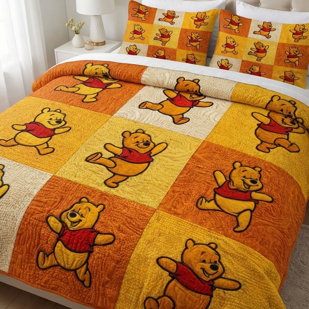 Happy Dreams 3-Piece Quilted Bedding Set DMC0DK019