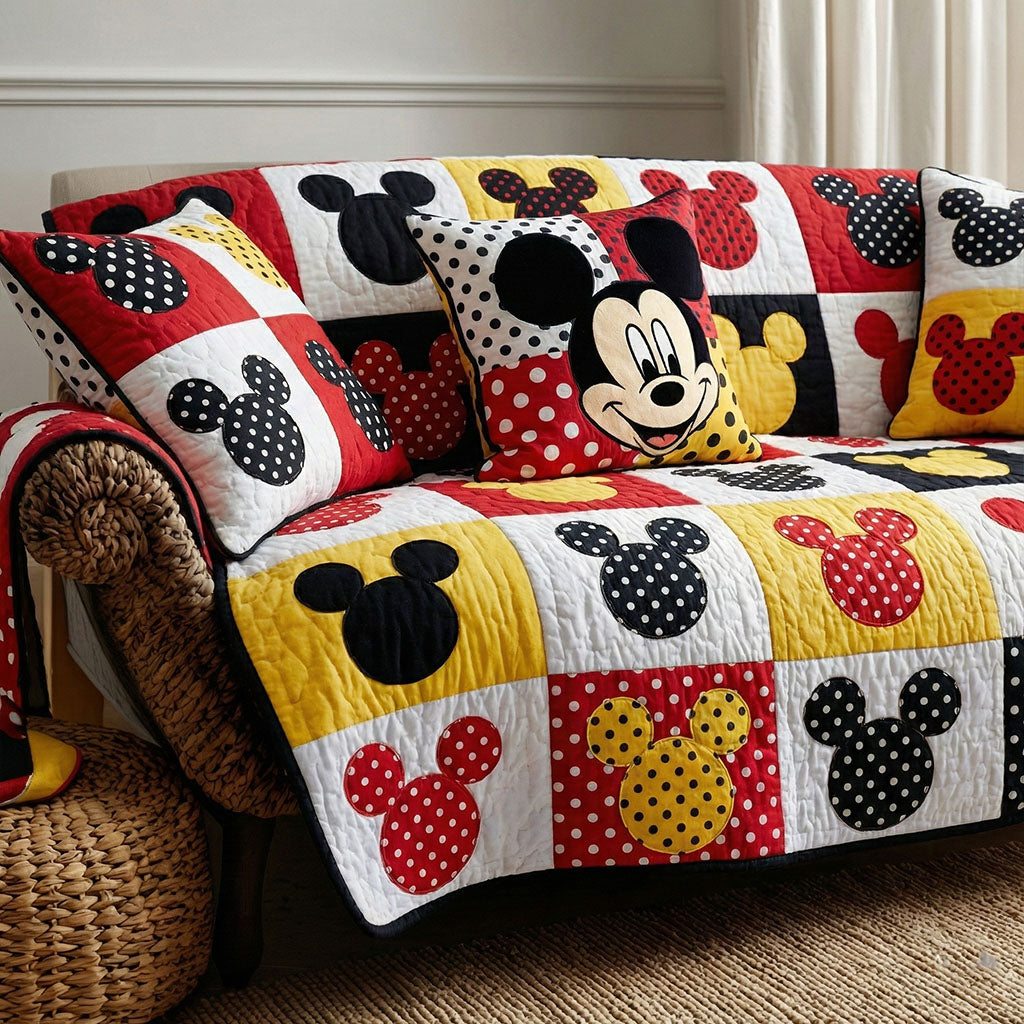 Happy Moments Quilted Sofa Cover DMC0NT020