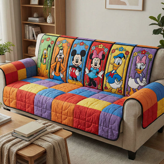 Happy Together Quilted Sofa Cover DMC0NT021