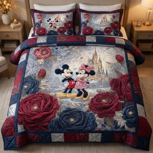 Heartfelt Union 3-Piece Quilted Bedding Set DMC0NT053