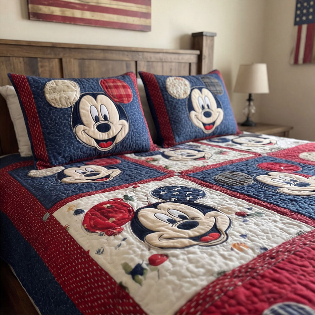 Heartland Memories 3-Piece Quilted Bedding Set DMC0PT043