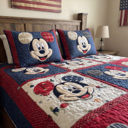 Heartland Memories 3-Piece Quilted Bedding Set DMC0PT043