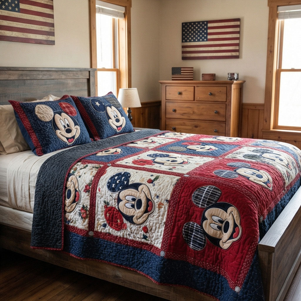 Heartland Memories 3-Piece Quilted Bedding Set DMC0PT043