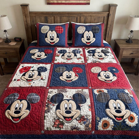 Heartland Memories 3-Piece Quilted Bedding Set DMC0PT043