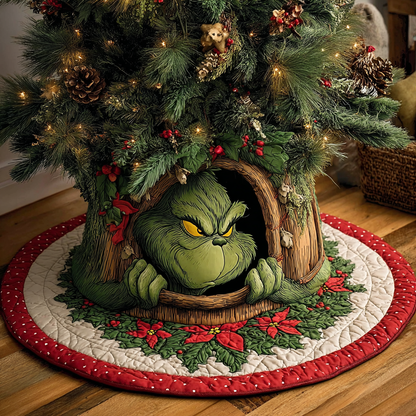 Holiday Sneak Peek Quilted Tree Skirt NCU0HT114