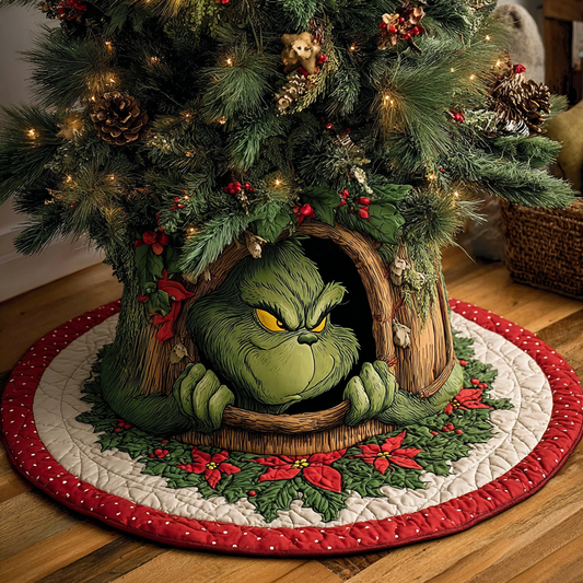 Holiday Sneak Peek Quilted Tree Skirt NCU0HT114