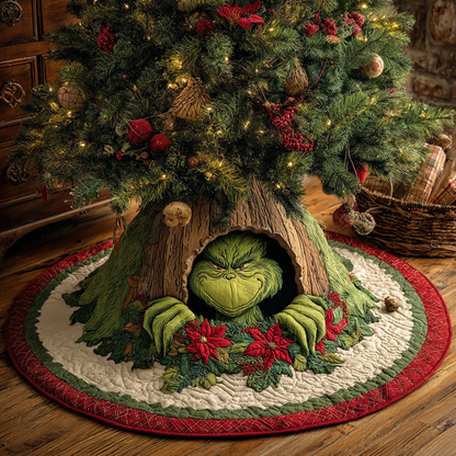 Hollow Tree Hijinks Quilted Tree Skirt NCU0HT113