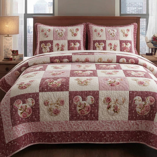 Home Sweet 3-Piece Quilted Bedding Set DMC0DV004
