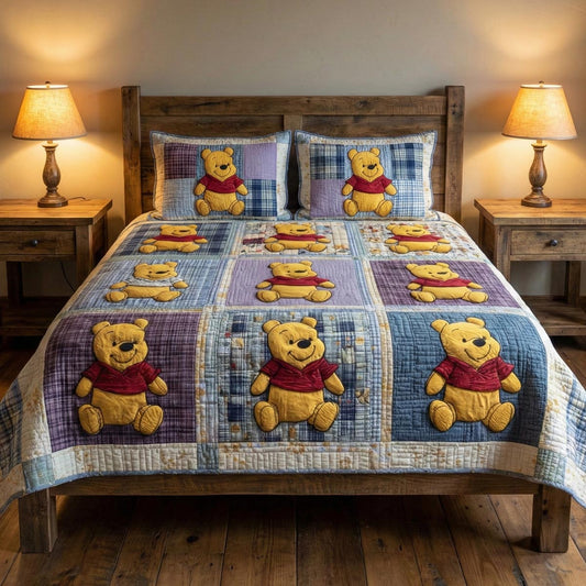 Honey Comfort 3-Piece Quilted Bedding Set DMC0DV039