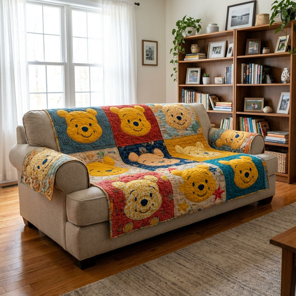 Kind Smile Quilted Sofa Cover DMC0DK058