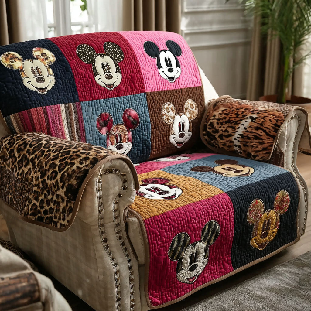 Leopard Boulevard Quilted Sofa Cover DMC0PT028