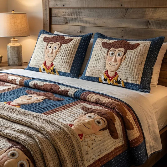 Little Sheriff 3-Piece Quilted Bedding Set DMC0DV060