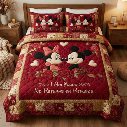 Love Always 3-Piece Quilted Bedding Set DMC0NT054