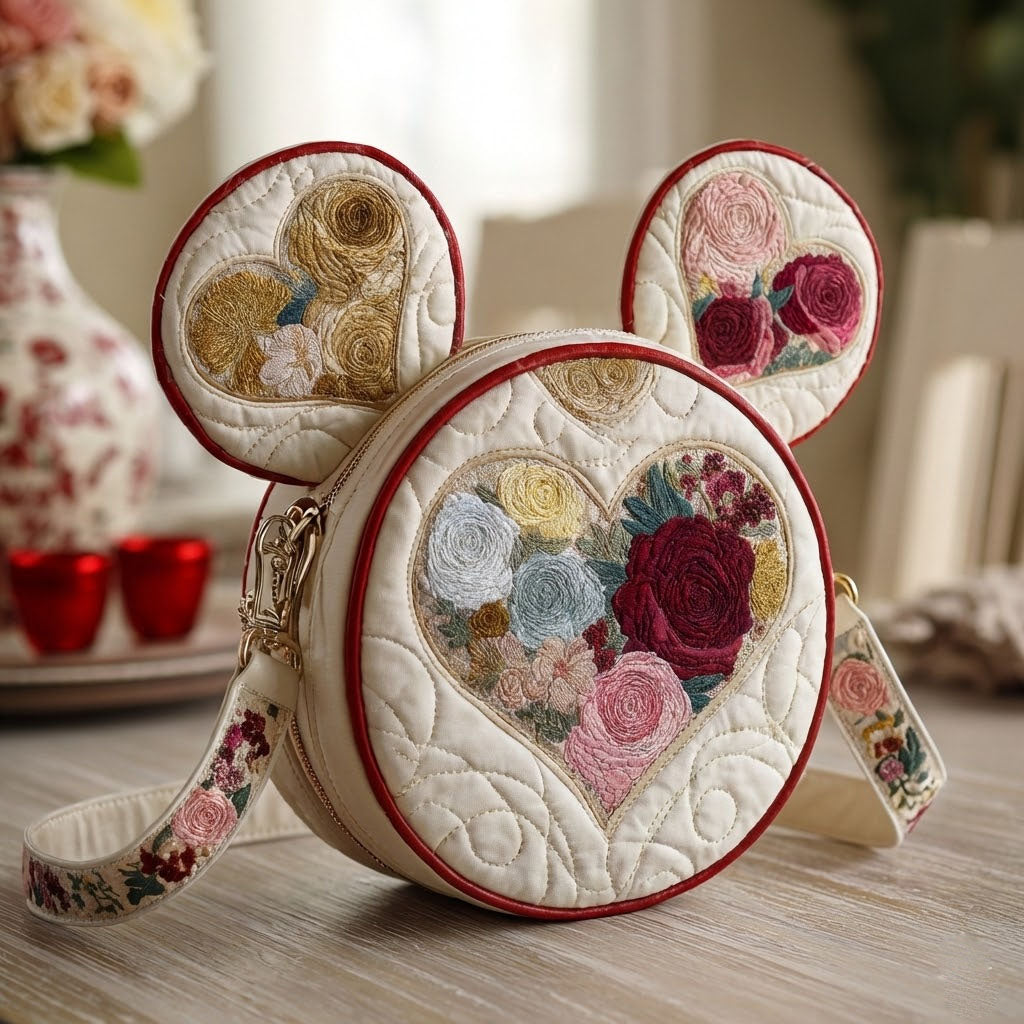 Love Patch Quilted Crossbody Bag DMC0DK013