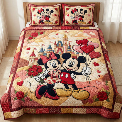 Love Story 3-Piece Quilted Bedding Set DMC0NT004