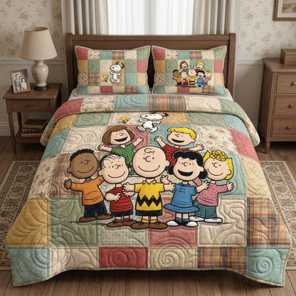 Memory Lane 3-Piece Quilted Bedding Set DMC0NT189